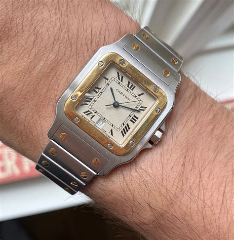 buy vintage santos cartier men|cartier santos vintage for sale.